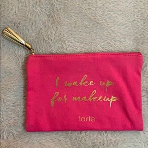 Tarte Makeup Pouch- I wakeup for makeup